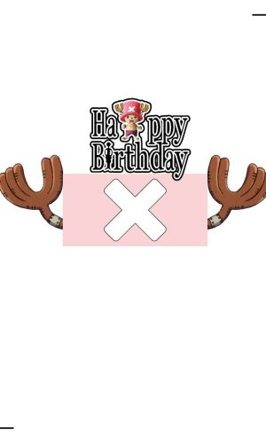 Topo de Bolo One Piece