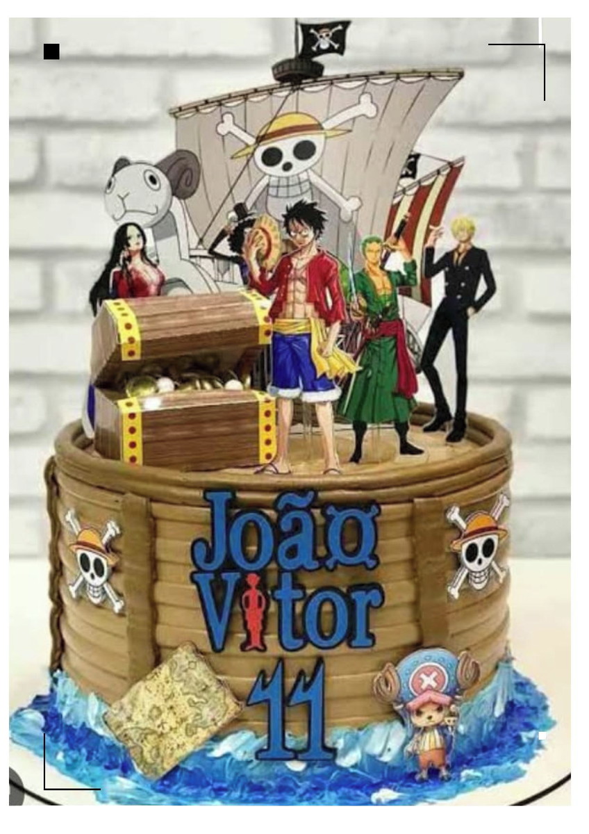 Topo de Bolo One Piece - Imagem 2