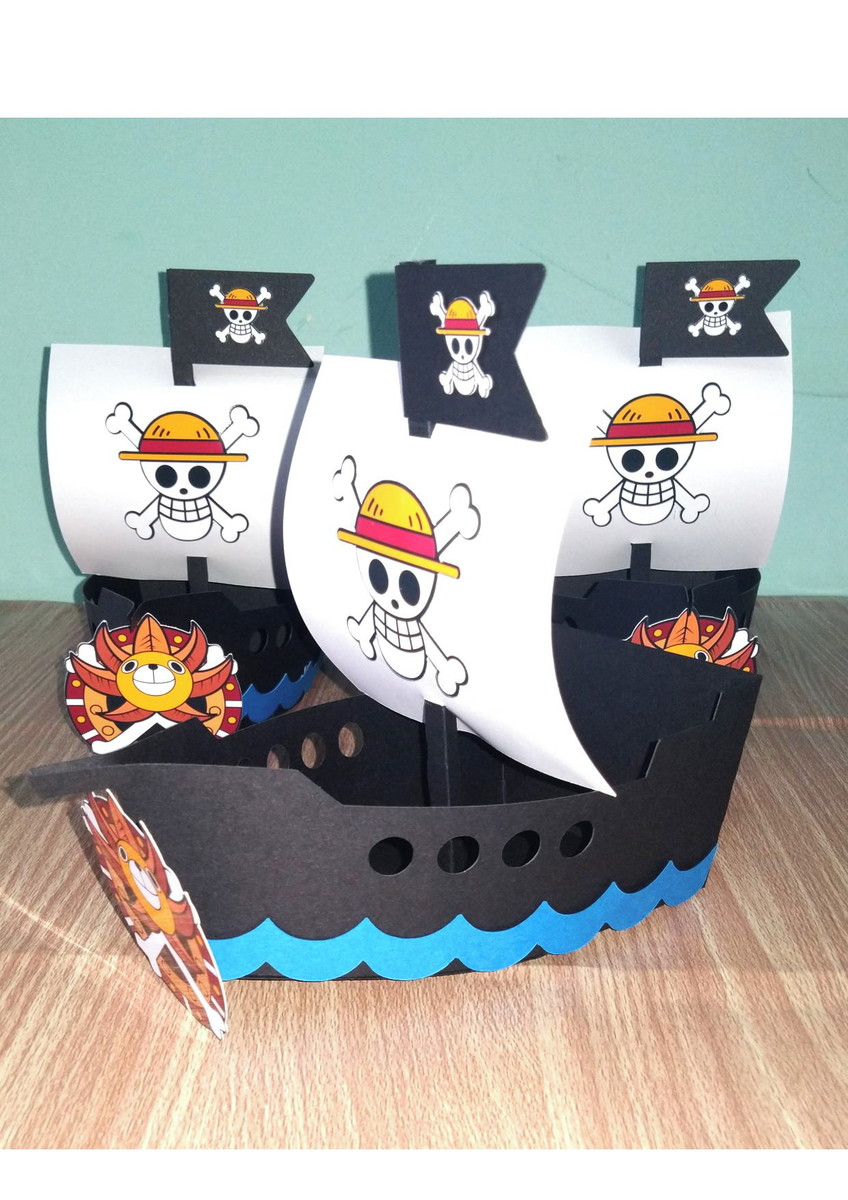 Topo de Bolo One Piece