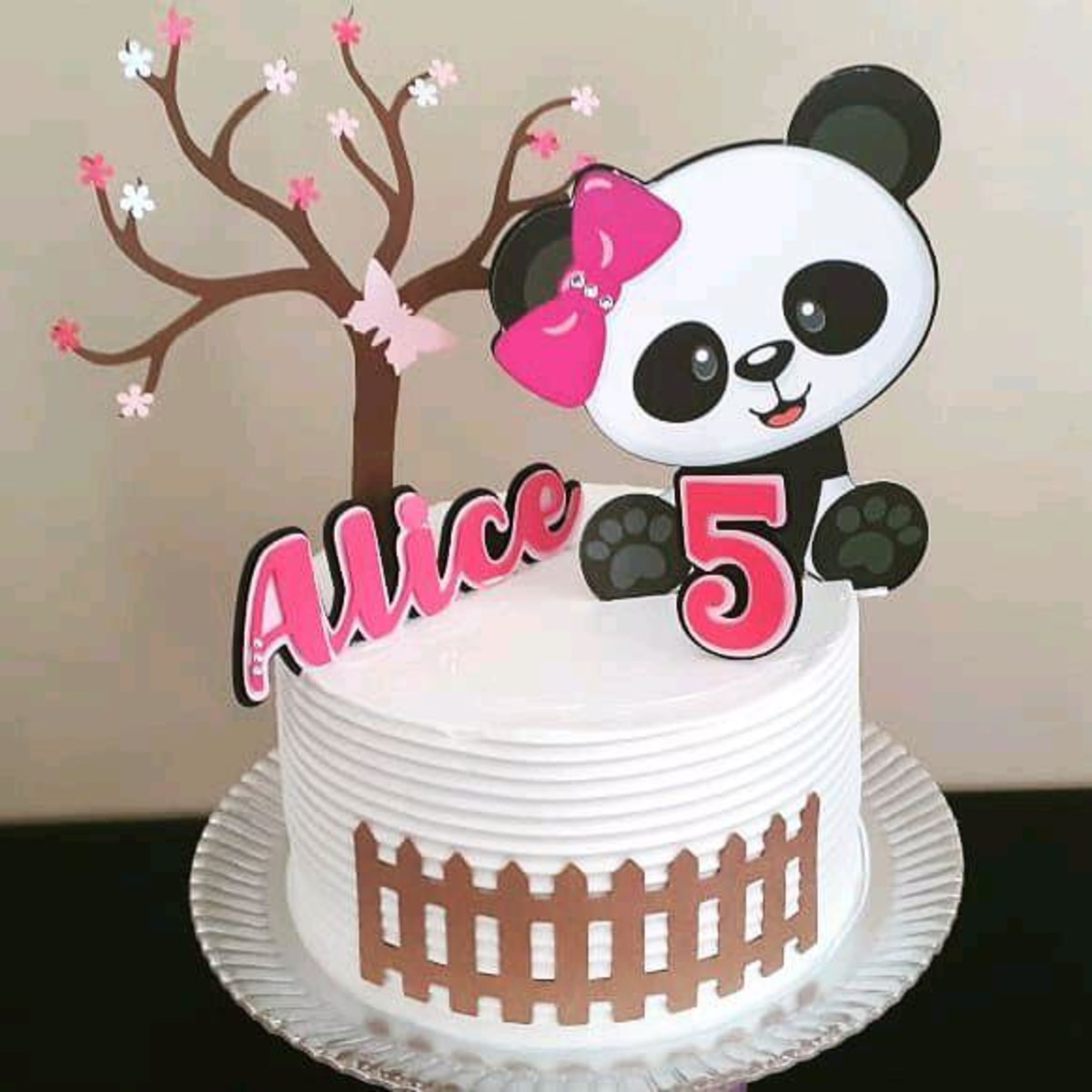 Topo de Bolo Panda - Imagem 4
