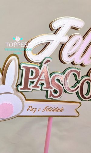 Topo de Bolo Páscoa