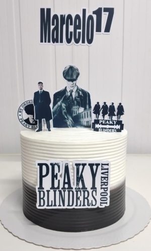 Topo de Bolo Peaky Blinder