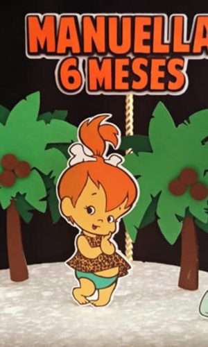 Topo de Bolo Pedrita