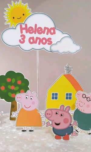 Topo de Bolo Pig