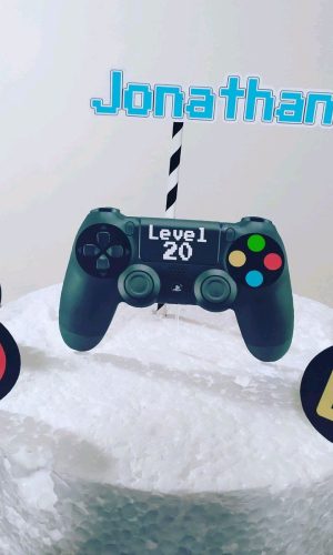 Topo de Bolo Playstation