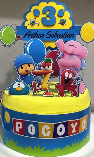 Topo de Bolo pocoyo