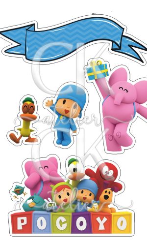 Topo de Bolo Pocoyo