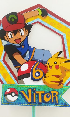 Topo de Bolo Pokemon