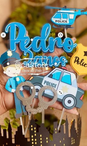 Topo De Bolo Policia