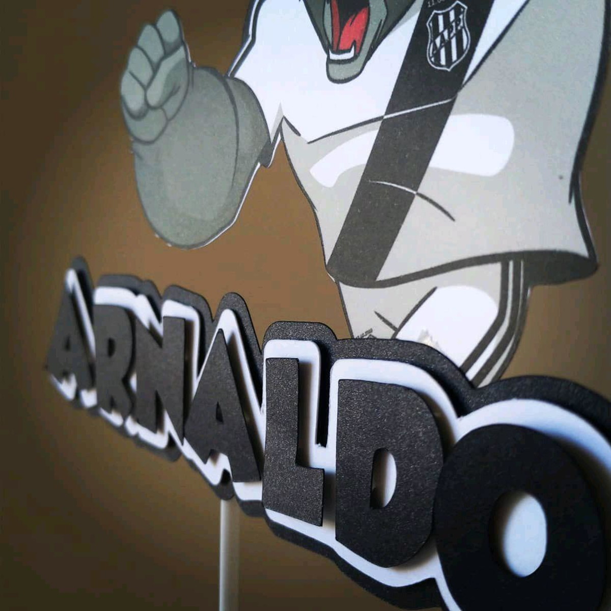 Topo de Bolo Ponte Preta - Imagem 2