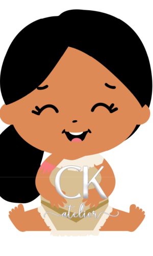 Topo De Bolo Princesa Pocahontas