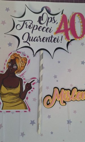 Topo de Bolo Quarentei