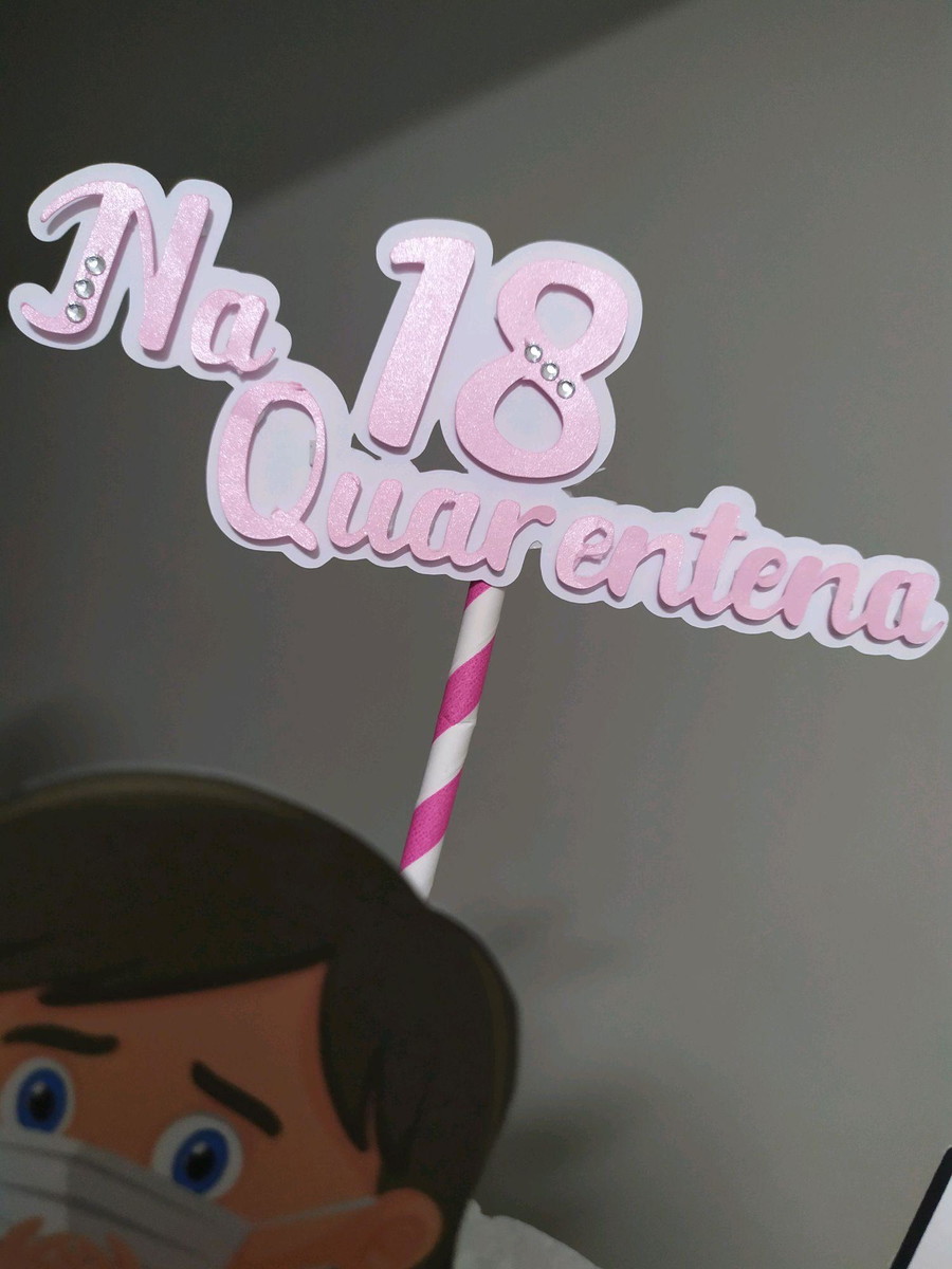 Topo de Bolo Quarentena - Imagem 2