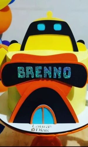 Topo de Bolo Robozão