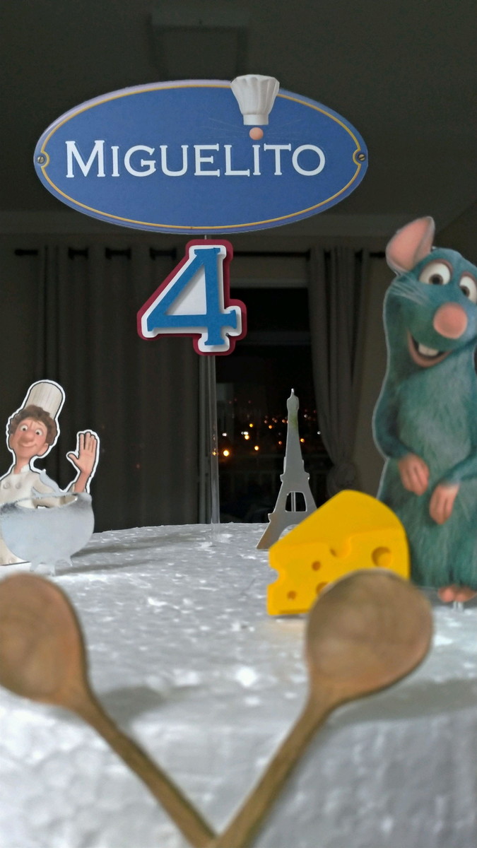 Topo de Bolo Ratatouille - Imagem 2