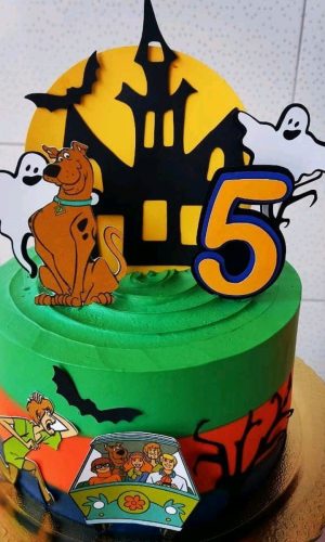Topo de Bolo scooby doo
