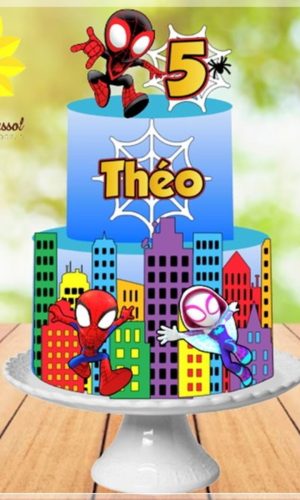 Topo de Bolo Spidey