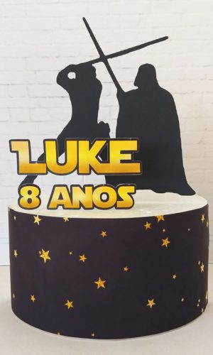 Topo de Bolo Star Wars