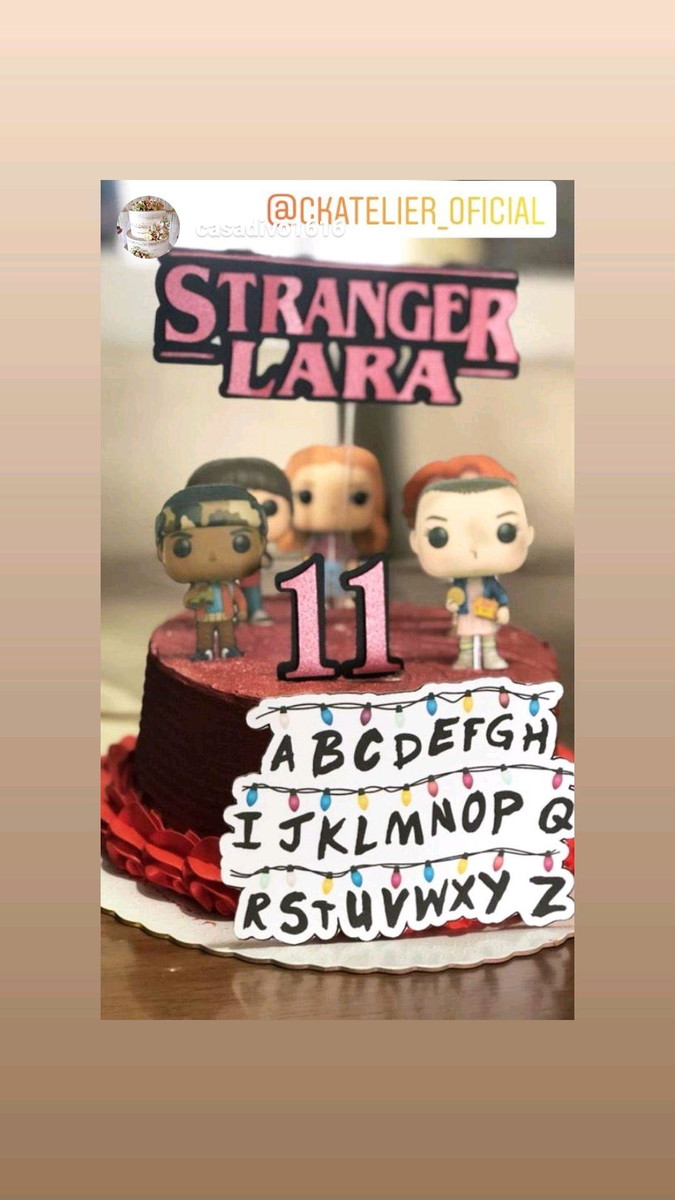 Topo De Bolo Stranger Things - Imagem 2