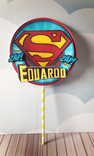 Topo de Bolo Super Homem