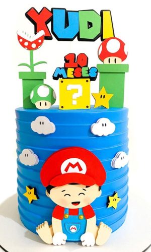 Topo de Bolo Super Mario