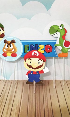 Topo de Bolo Super Mario