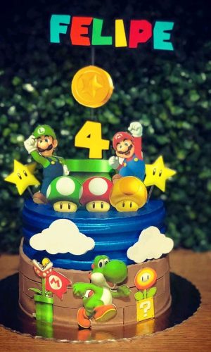 Topo de Bolo super mario