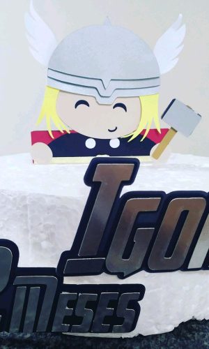 Topo de Bolo thor