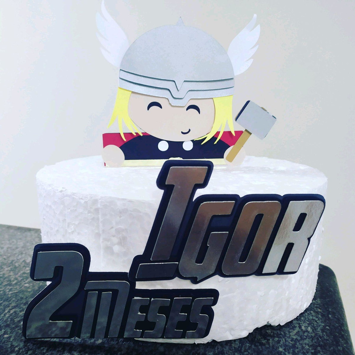 Topo de Bolo thor