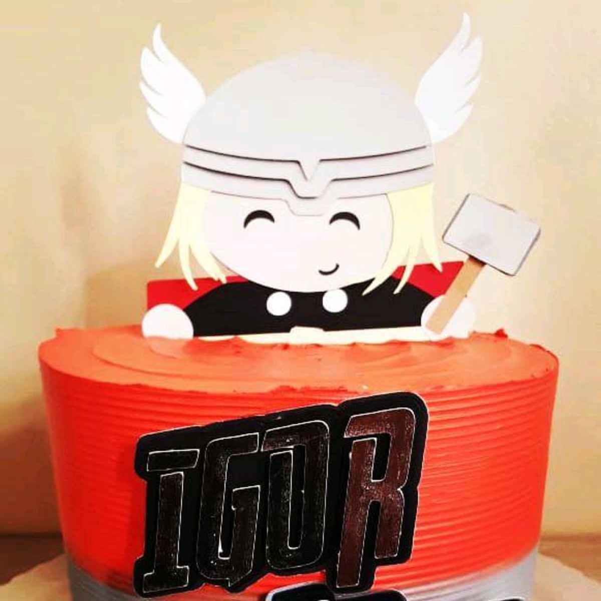Topo de Bolo thor - Imagem 2