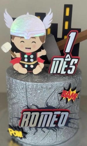 Topo de Bolo Thor