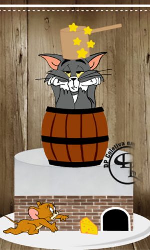 Topo de Bolo Tom e Jerry