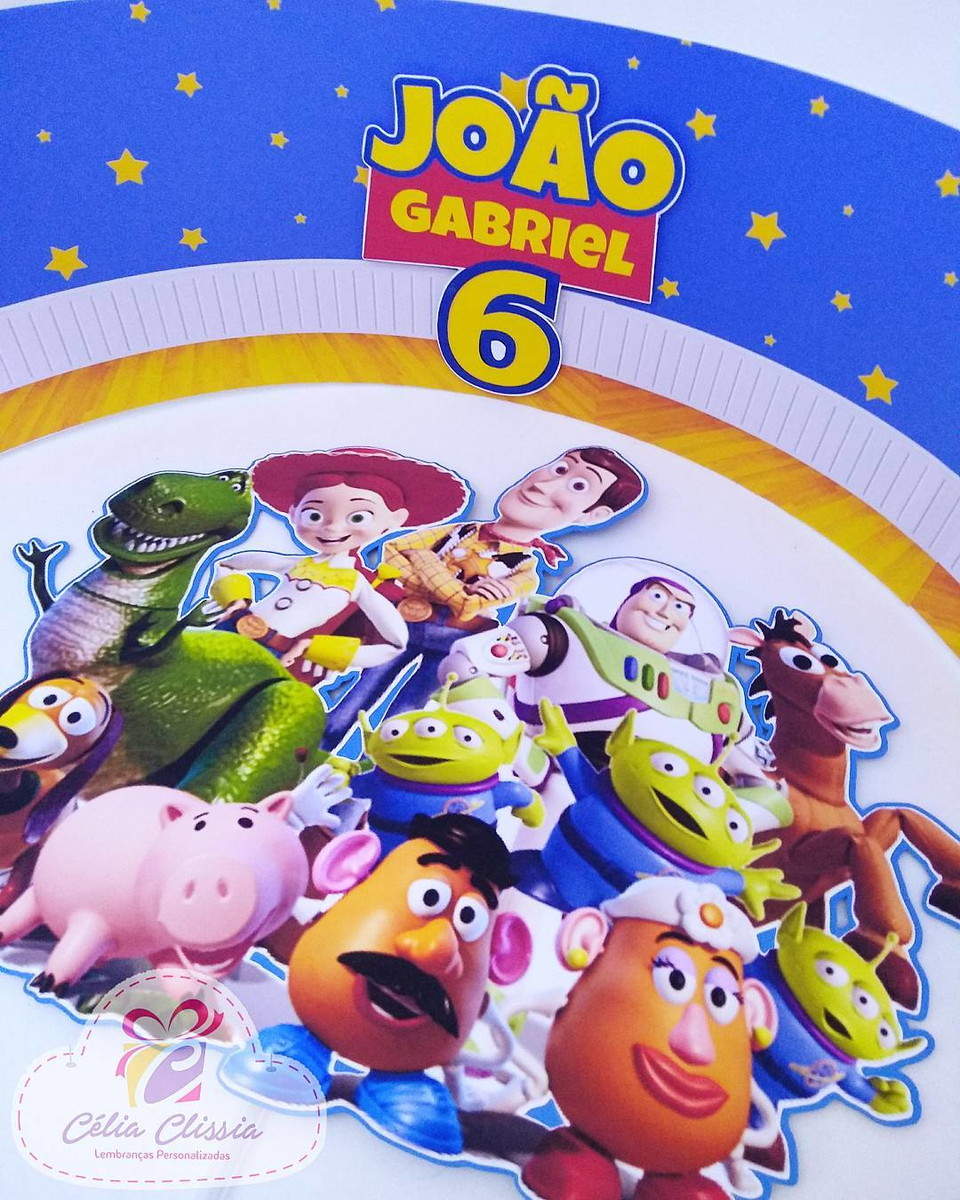 Topo de Bolo Toy Story
