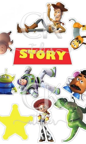 Topo de Bolo Toy Story