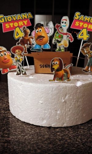 Topo de Bolo Toy Story