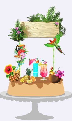 Topo De Bolo Tropical