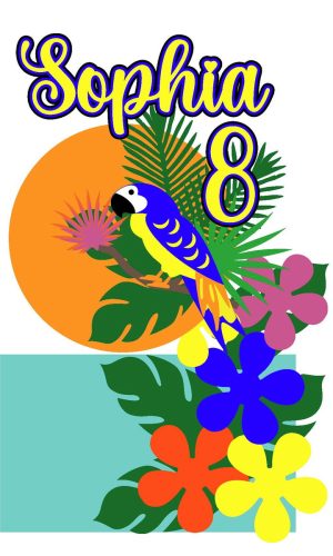 Topo de Bolo Tropical