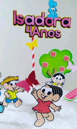 Topo de Bolo Turma da Mônica