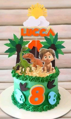 Topo de Bolo o Bom Dinossauro