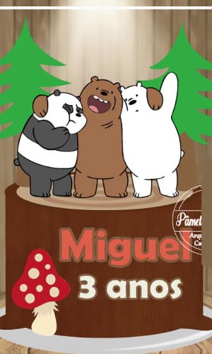 Topo De Bolo Urso Sem Curso