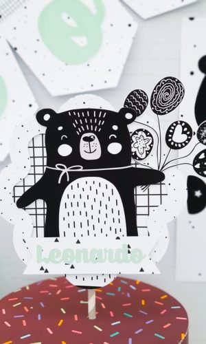 Topo de Bolo Urso
