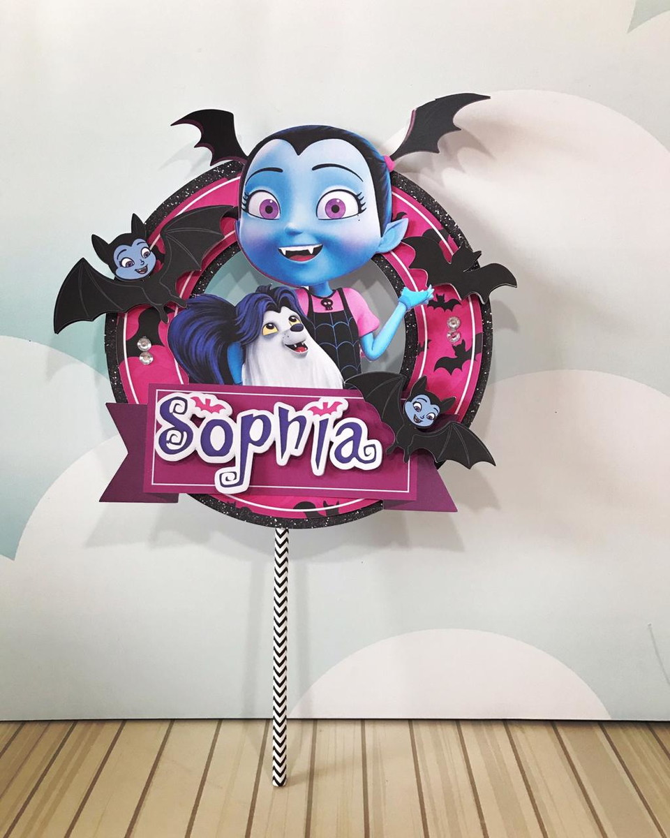 Topo de Bolo Vampirina