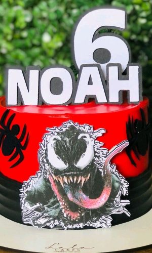 Topo de Bolo Venom