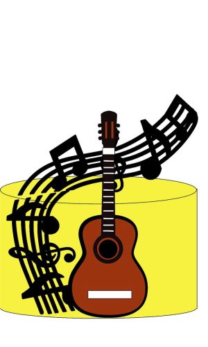 Topo de Bolo Violão