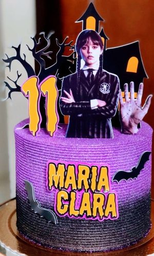 Topo de Bolo Wandinha