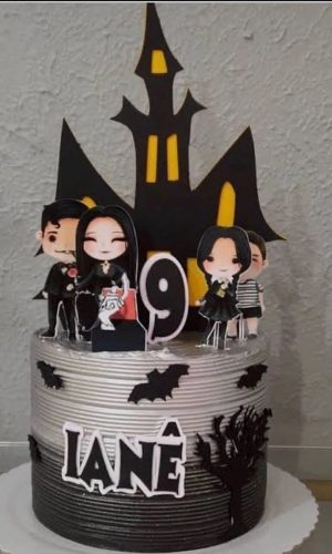Topo de Bolo Wandinha