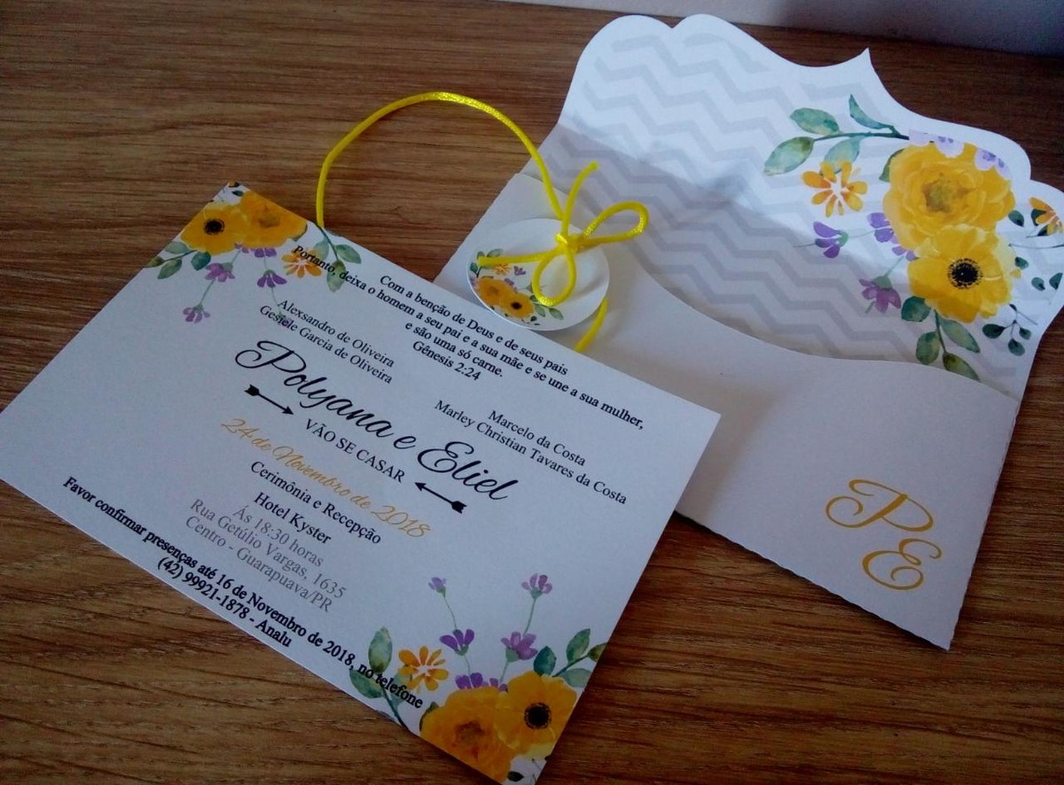 Arquivo de Corte - Caixa Convite (casamento) 6 - Imagem 4