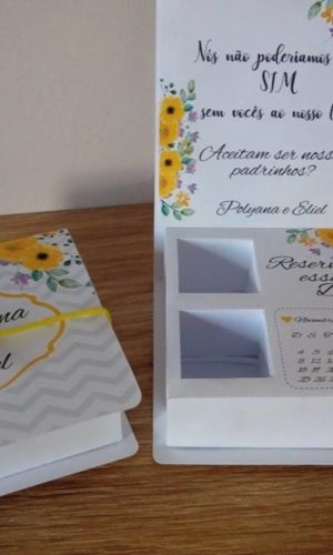 Arquivo de Corte - Caixa Convite (casamento) 6