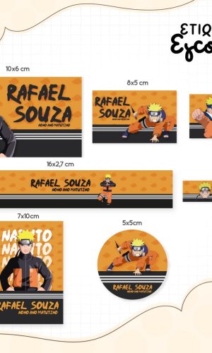 Arquivo de Corte - Etiqueta Escolar (naruto) D