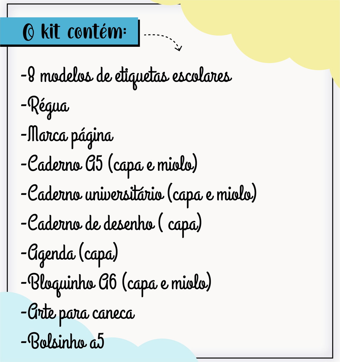 Arquivo de Corte - Etiqueta Escolar (ursos sem Curso) B - Imagem 3